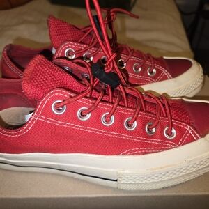 Converse All Star Red Canvas Shoes